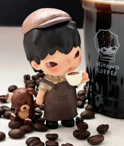Authentic POP MART HIRONO Coffee limited edition Figures Toys Designer Hot Gift - Picture 1 of 6