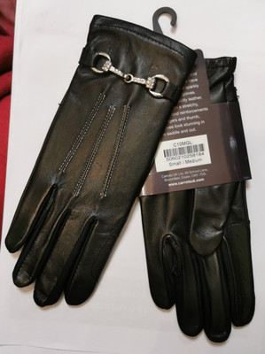Karotten 'ELEGANCE' Leder Stretch Reit-/Freizeithandschuhe, S/M (~Gr. 6,5 - 7)