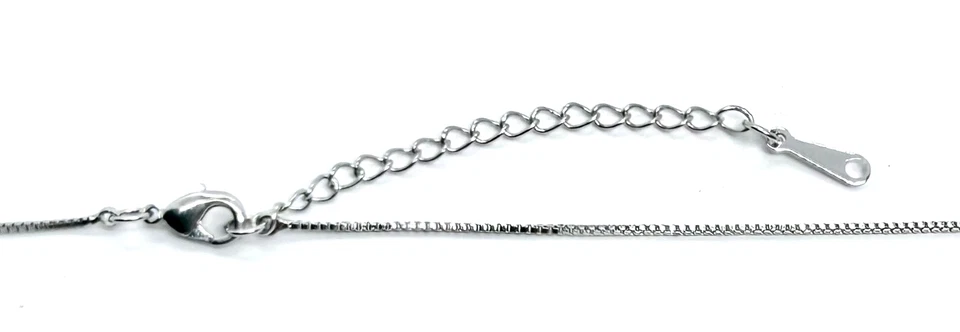 Elegant Gray Swarovski Elements Pearl  Crystal Necklace 18K Gold Plated 16-18" - Image 4 of 4