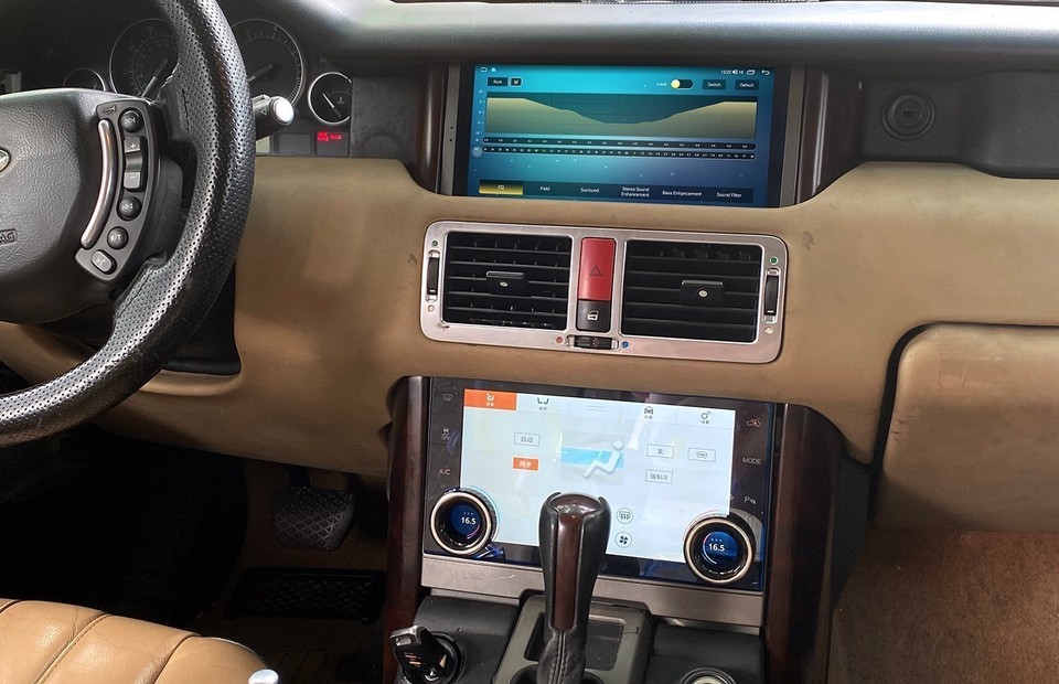 For 05-12 Range Rover V8 L322 Android 14 Car Radio Stereo +AC Panel ...