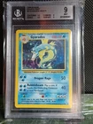 BGS 9 Fourth Print 1999-2000 Pokemon Card Base Set Gyarados 6/102 graded 4th