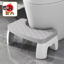 1PC Waterproof Toilet Stool Squatty Potty Foot Stool Bathroom Aid for Adults Kid