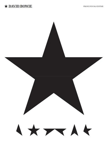 David Bowie - Blackstar Piano, Vocal, Guitar Songbook Sheet Music With...-image