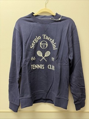 Sergio Tacchini Tennis Club Sweatshirt Navy Men s S