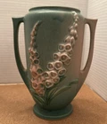 Roseville Foxglove Blue 1942 Mid Century Modern Art Pottery Ceramic Vase 45-7