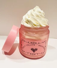 100% Organic Whipped Grass Fed Beef Tallow Frankincense and Myrrh Essential Oil