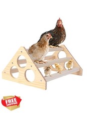 Wooden Chick Perch Roosting Bar Stand Easy Assembly