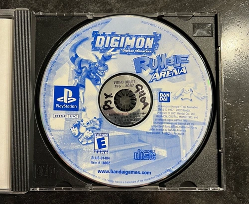 Digimon Rumble Arena Playstation Ps1 Video Game Used Disc Only