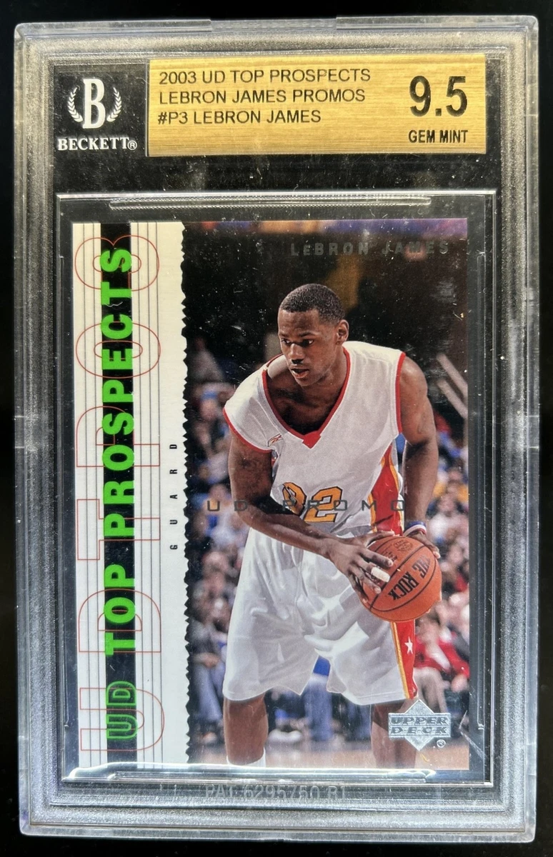 LeBron James Grade 9.5 Basketball Rookie Sports Trading Cards