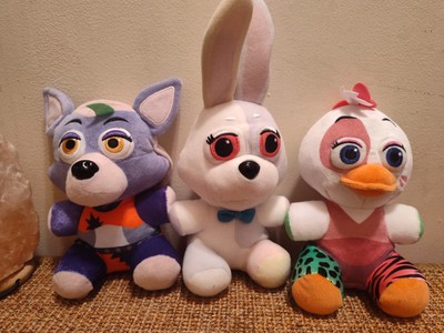 FNAF Funko 3 Plush Security Breach Roxanne Wolf Vanny Glamrock Chica