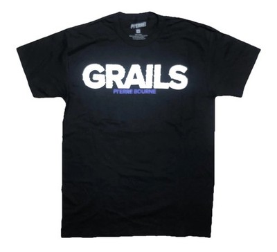 Pi erre Bourne T Shirt Black M Grails Tour Merch NEW