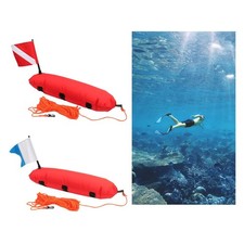 Buoy Float for Scuba Diving Diving, Snorkeling - Dive Flag and Rope