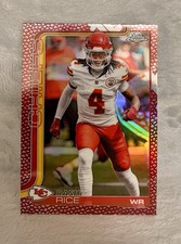 Panini 2025 Donruss Optic Rashee Rice Kansas City Chiefs Football Card #179