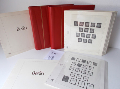 (20) SAFE DUAL VORDRUCKBLÄTTER BERLIN 1948-1990 KOMPLETT 2 RINGBINDER !!!