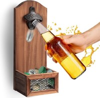 Holz FlaschenöFfner Wandmontage Biergeschenk FüR MäNner