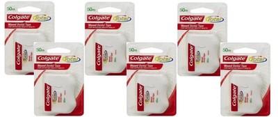 Colgate Total Dental Floss 50m (Pack of 12) Free Ship