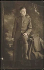 WWI Detroit, Michigan MI Raymond Henry Teddy Speck Military Uniform Vintage RPPC