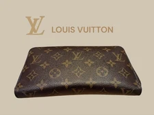 Louis Vuitton Monogram Long Wallet Zippy Organizer