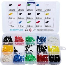 300pcs 2.54mm 2.0mm 1.27mm Mixed Jumper Cap Kit Arduino Raspberry Pi PCB