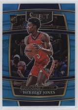 2021 Panini Select Concourse Light Blue Prizm /299 Herbert Jones Rookie RC 14cm
