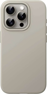JETech Silikon-Schutzhülle für das iPhone 16 Pro in Natur-Titan 
