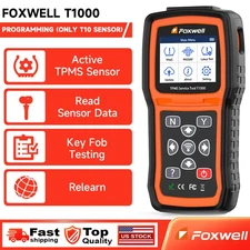 Foxwell T1000 TPMS Relearn Programming Tire Pressure Activate Sensors Scan Tool