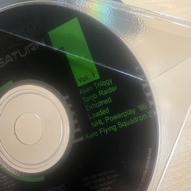 Sega Saturn Preview Disk 1 - never used and brand new. 