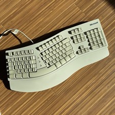 Microsoft Natural Ergonomic Keyboard 90's Microsoft Excellent Vintage Works