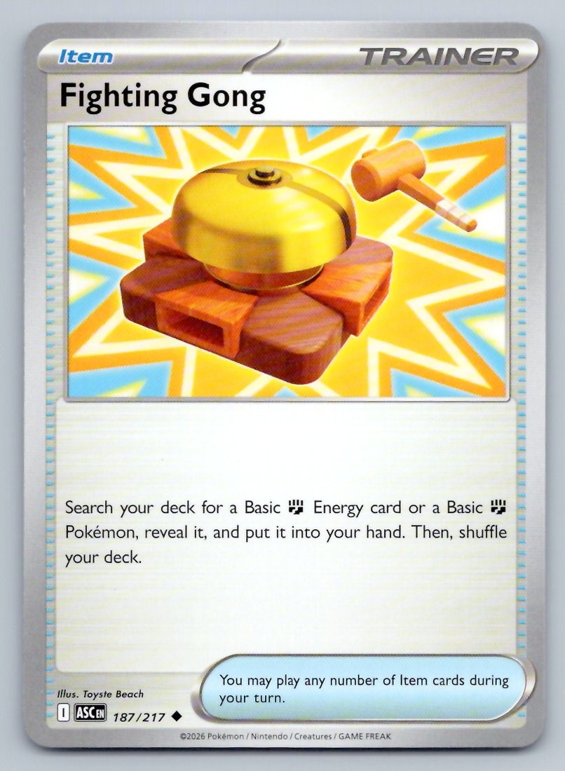 Pokemon Fighting Gong Ascended Heroes ASC UC 187/217 NM