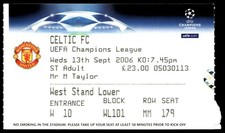 Ticket 2006 Manchester United vs. Celtic FC Champions League  40444