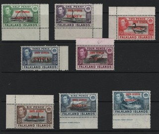 Falkland Island Dependencies GVI 1944 South Georgia Full Set MNH With Margins