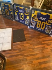 Warner,Holt,Bruce Authentic Autograph Framed Set COA Los Angeles Rams 