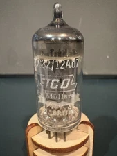 EICO by Mullard 12AU7 ECC82 Halo Getter Grey Long PLATE TV7&Maxi Tested ANOS 🅾️