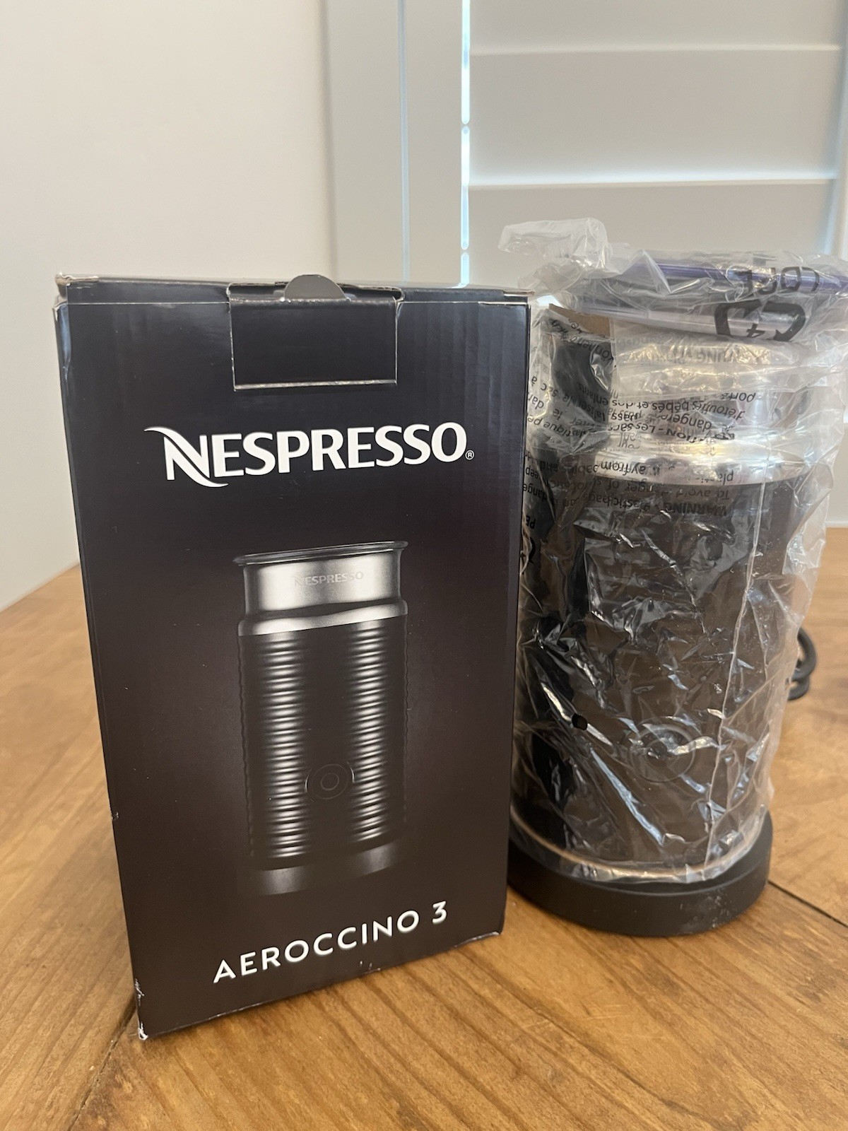 Nespresso Aeroccino 3 Milk Frother - Black  3694-US-BK