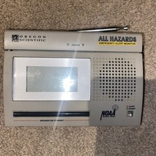 Oregon Scientific Desktop Weather Radio WR3000 All Hazards Alert