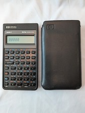 HP Hewlett Packard 32sii rpn scientific calculator with case and new batteries