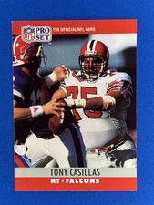 1990 Pro Set #31 Tony Casillas Falcons