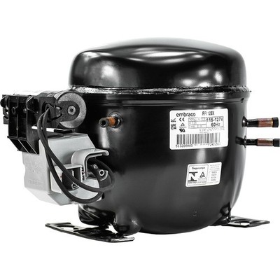 EMBRACO FFI12BX Compressor 1/3+ HP 115V Hermetic R12/R404A/R407C Connection