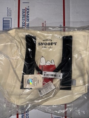 Peanuts Snoopy Miniso Little Cutie Canvas Bag 10x8x3