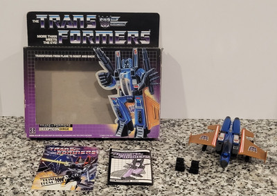 Dirge 1985 G1 TRANSFORMERS Original Vintage 100% COMPLETE w Box Instructs