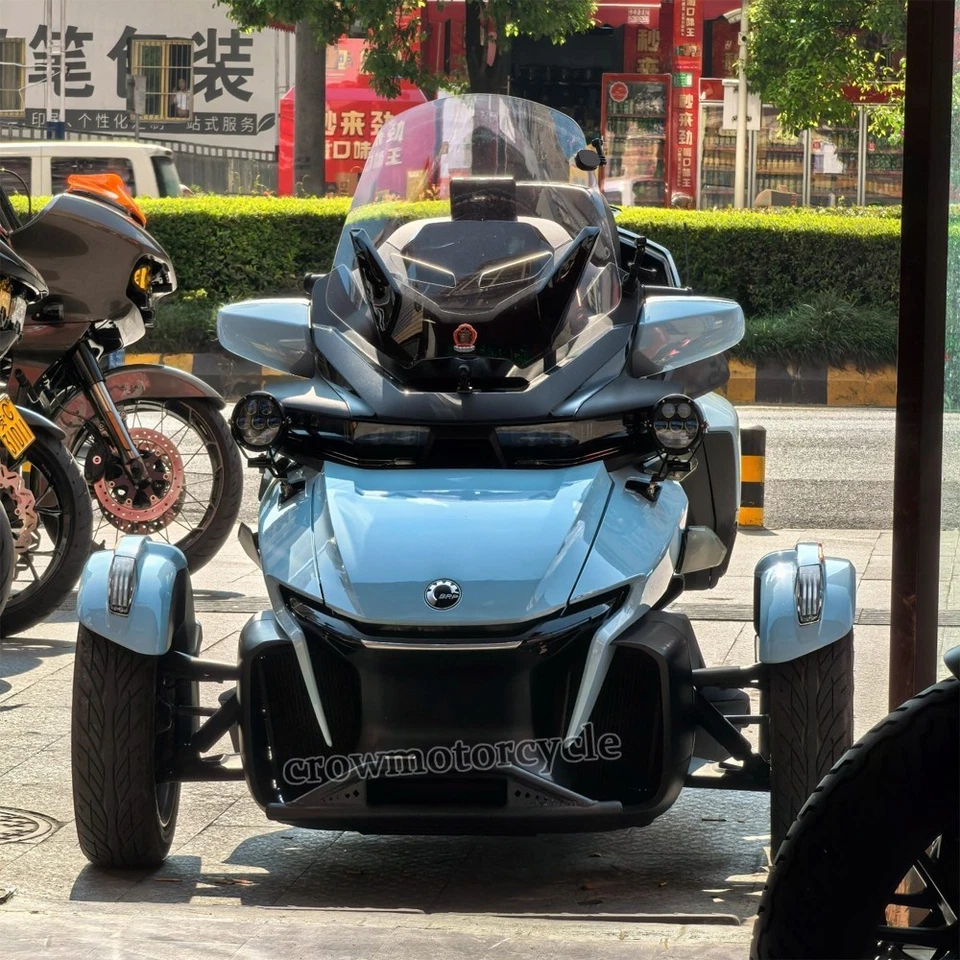 For Can-Am Spyder RT RT-L 2020-25 Front Bumper Crash Protector Kits W/Skid Plate - Image 2 of 4