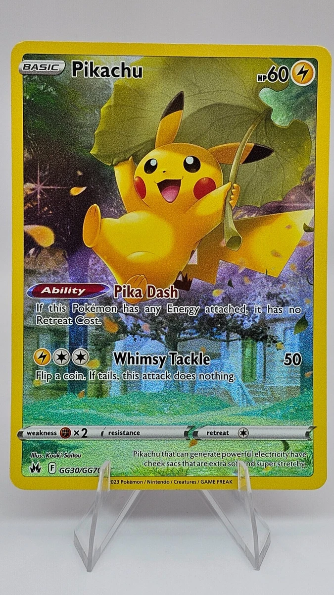 Pikachu GG30/GG70 Crown Zenith: Galarian Gallery for sale | eBay