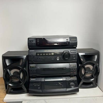 Vintage Sony LBT-D590 Model HCD-D590 Stereo System Tested 2 speakers SKU s303*