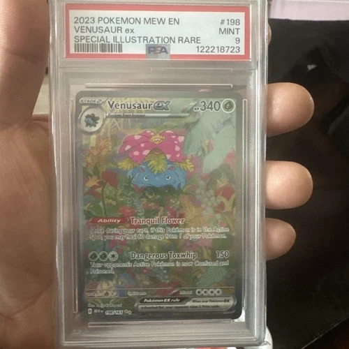 Pokemon 2023 Venusaur ex 198/165 Full Art SIR Scarlet & Violet 151 PSA 9