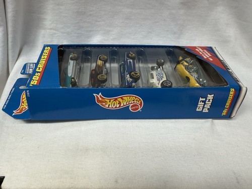Paquete de regalo de 5 coches Hot Wheels Cruisers años 50 1998 vintage años 90 sellado en caja - Imagen 7 de 7