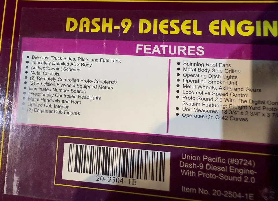 6-Car Solid Rocket Transport Set with UP Dash -9 - Super Detail 20-2504-1 - Image 4 of 4