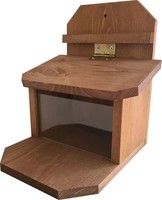 EichhöRnchen Futterhaus Kiefernholz 19,5 X 19,5 X 23 Cm Nagerhaus