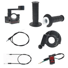 Twist throttle Thumb Throttle Throttle handle Twist throttle cable kit For 50...