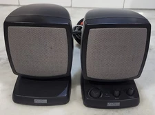 Altec Lansing ACS340 Multimedia Computer Wired 3.5mm Speakers Tested Works