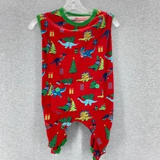 Dog Pet Christmas Dinosaur Pajamas Red Green Size L